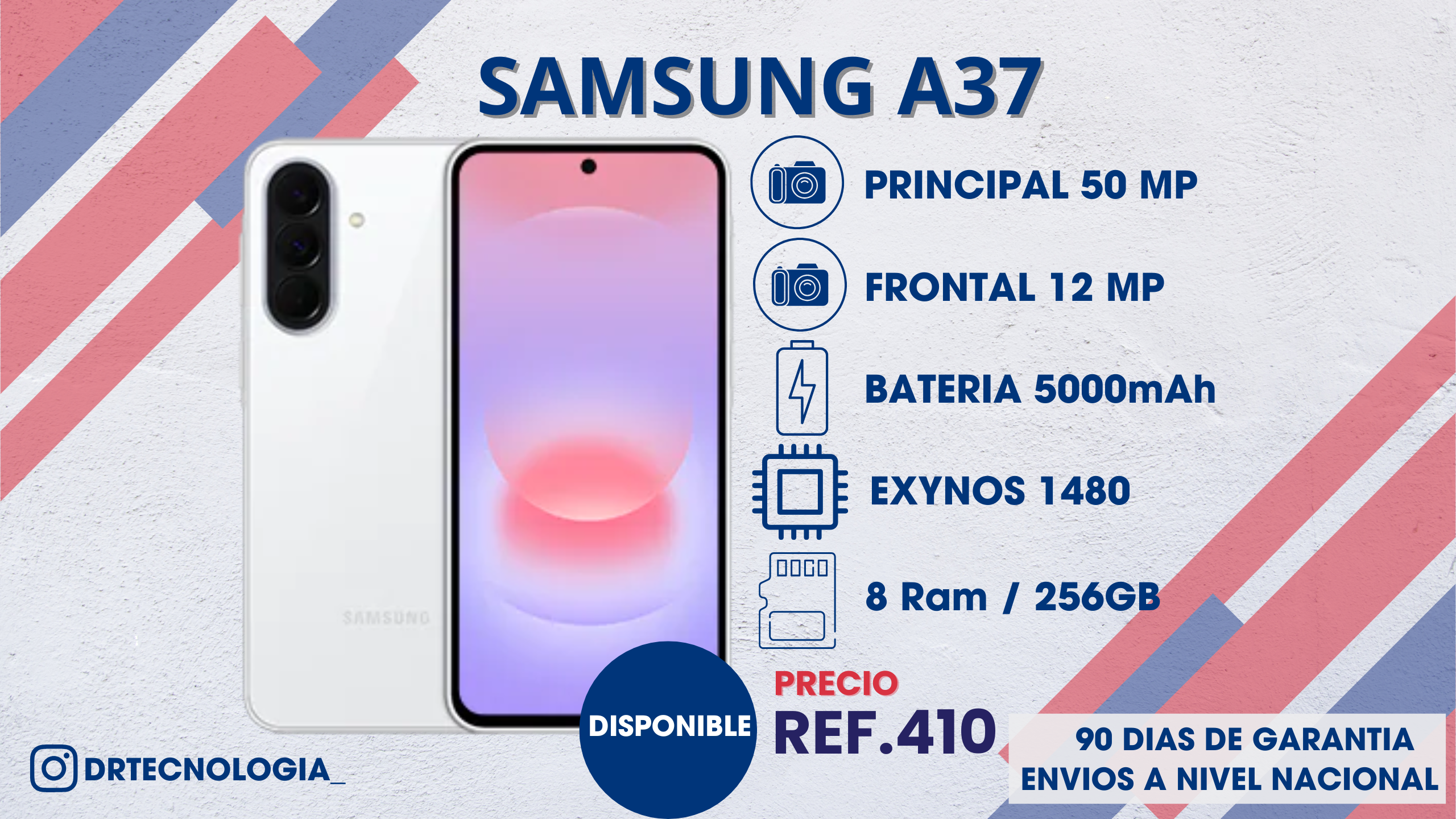 TELEFONO SAMSUNG GALAXY A37 5G 8/256GB